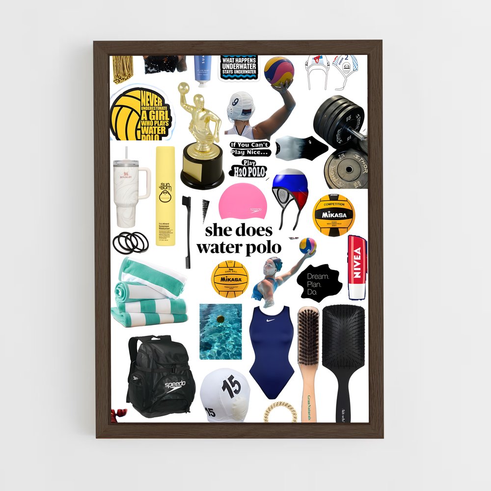 Poster Water Polo Vibes – affiche Water-polo (vue 5)